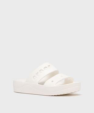 Mules de piscine femme à double brides et semelle plateforme - Crocs vue2 - CROCS - GEMO