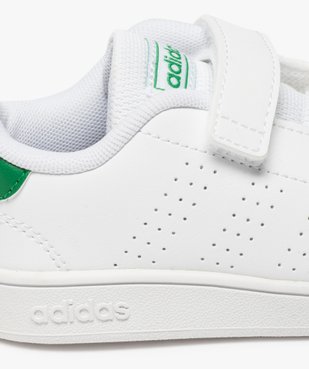 Baskets garçon unies à scratch – Adidas vue6 - ADIDAS - GEMO