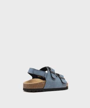 Sandales à bride scratch et semelle intérieure cuir anatomique garçon - 5 Miles vue4 - 5 MILES - GEMO