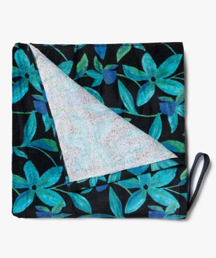 Serviette de plage en velours éponge avec élastique femme vue2 - GEMO (ACCESS) - GEMO