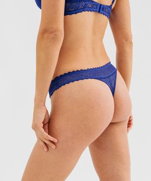 String en dentelle femme vue2 - GEMO(HOMWR FEM) - GEMO