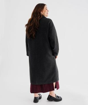 Manteau long croisé à double boutonnage et col femme grande taille vue5 - GEMO (G TAILLE) - GEMO