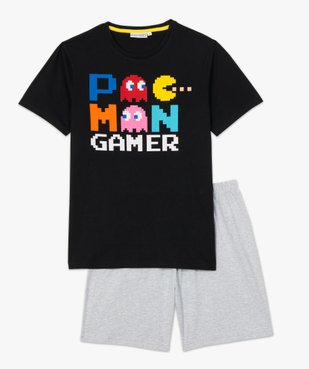 Pyjashort homme en coton - Pac-Man vue4 - PAC-MAN - GEMO