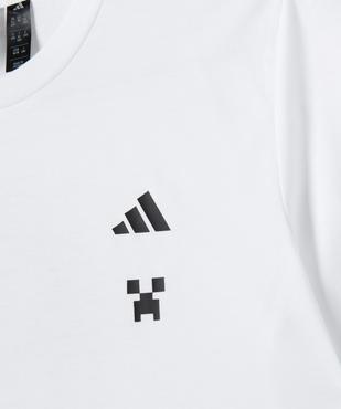 Tee-shirt manches courtes garçon - Adidas X Minecraft vue2 - ADIDAS - GEMO