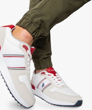 Baskets homme multi-matières à semelle crantée – US Polo Assn vue1 - US POLO - GEMO