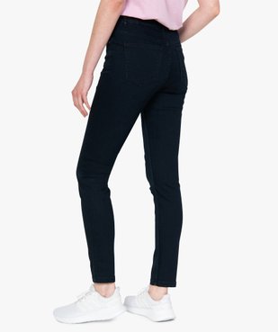 Jean femme skinny taille normale coloris foncé vue3 - GEMO C4G FEMME - GEMO