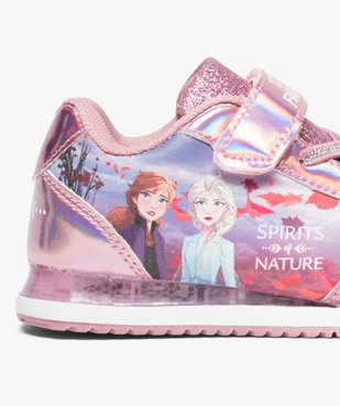Baskets fille à semelle lumineuse Reine des Neiges vue6 - REINE DES NEIGE - GEMO