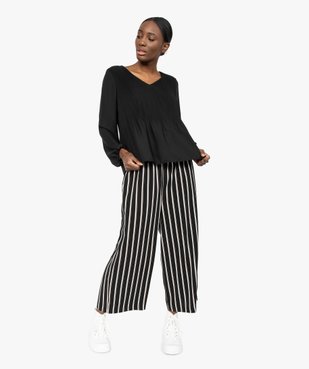 Tunique femme en voile plissé vue5 - GEMO(FEMME PAP) - GEMO