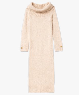 Robe pull à col roulé longueur midi femme vue4 - GEMO(FEMME PAP) - GEMO