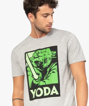 Tee-shirt homme avec motif Maitre Yoda – Star Wars vue1 - STAR WARS - GEMO