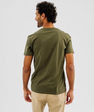 Tee-shirt à manches courtes et col V homme vue9 - GEMO 4G HOMME - GEMO