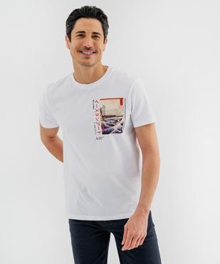 Tee-shirt manches courtes imprimé homme - Ashmolean Museum Oxford vue1 - HOKUSAI - GEMO