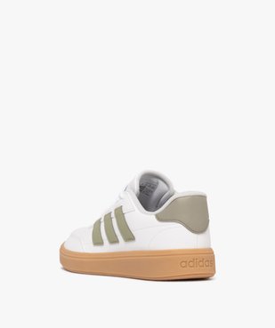 Baskets homme à semelle épaisse contrastante Courtblock - Adidas vue4 - ADIDAS - GEMO