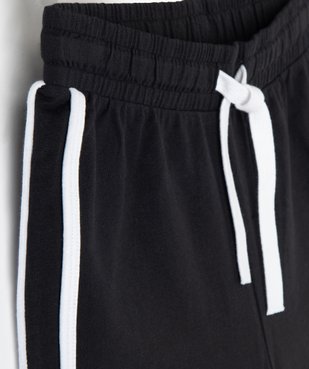 Short fille en maille look sportswear à taille élastiquée vue2 - GEMO (JUNIOR) - GEMO