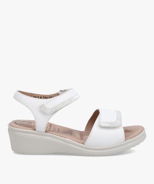Sandales femme confort dessus cuir uni – 5 Reflex Zones vue1 - 5 REFLEX ZONES - GEMO