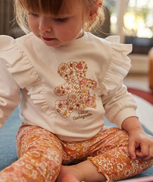 Legging réversible bébé fille - LuluCastagnette vue7 - LULUCASTAGNETTE - GEMO