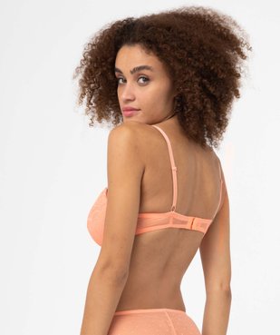 Soutien-gorge corbeille en dentelle à armatures femme vue2 - GEMO(HOMWR FEM) - GEMO