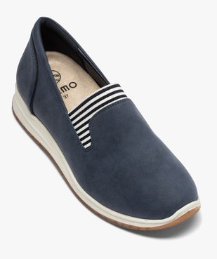 Mocassins femme sport à ouverture élastiquée vue5 - GEMO (CASUAL) - GEMO