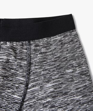 Boxer en coton stretch uni et chiné garçon (lot de 2) vue2 - GEMO 4G GARCON - GEMO