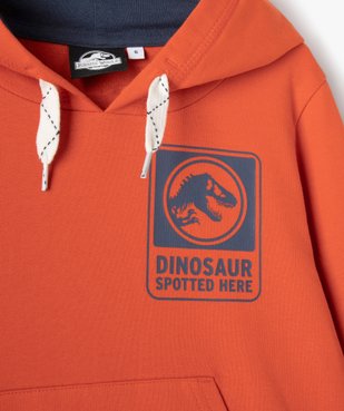 Sweat garçon à capuche et poche kangourou - Jurassic World vue3 - NBCUNIVERSAL - GEMO