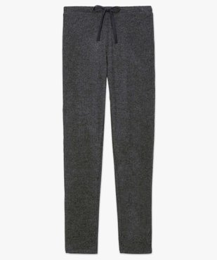 Pantalon de pyjama femme en maille côtelée vue4 - GEMO(HOMWR FEM) - GEMO