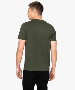 Tee-shirt homme à manches courtes imprimé Japon vue3 - GEMO (HOMME) - GEMO