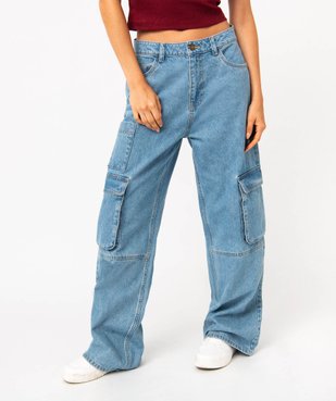 Jean wide legs cargo taille haute femme - Camps United vue1 - CAMPS UNITED - GEMO
