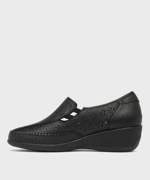 Chaussures confort à talon compensé femme - G’Flex vue3 - G'FLEX - GEMO