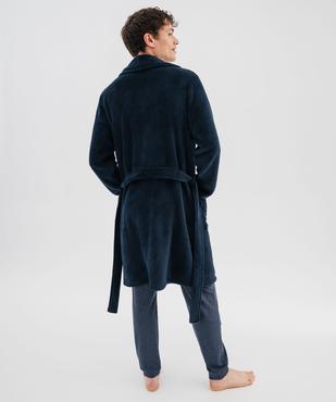 Robe de chambre en maille douillette homme vue3 - GEMO(HOMWR HOM) - GEMO