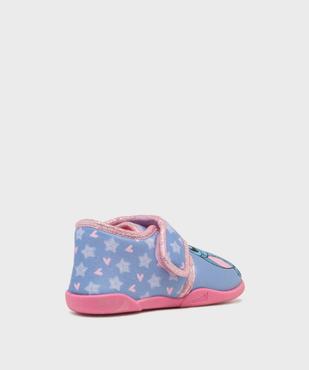 Chaussons en velours à scratch moelleux imprimé fille - Stitch vue4 - LILO & STITCH - GEMO