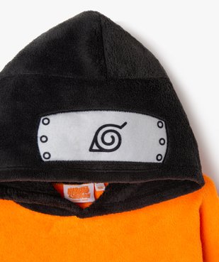 Chemise de nuit à capuche en maille peluche fille - Naruto vue2 - NARUTO - GEMO
