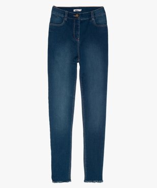 Jean fille skinny taille haute vue1 - GEMO (JUNIOR) - GEMO