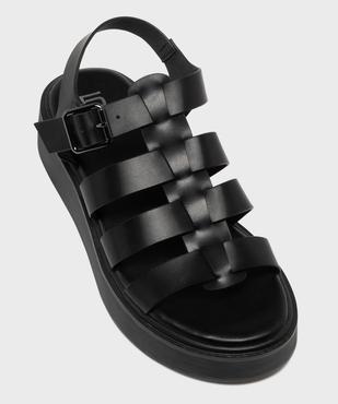 Sandales compensées multi-brides femme - 5 Miles vue5 - 5 MILES - GEMO