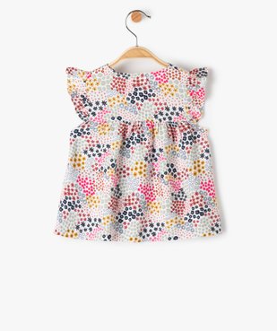 Blouse bébé fille sans manches à motifs vue3 - GEMO(BEBE DEBT) - GEMO