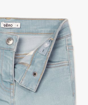 Jean fille coupe skinny en matière extensible vue2 - GEMO (ENFANT) - GEMO