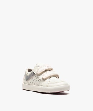 Tennis bébé fille en toile imprimée - Geox vue2 - GEOX - GEMO