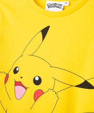 Pyjashort bicolore avec motif Pikachu - Pokemon vue3 - POKEMON - GEMO