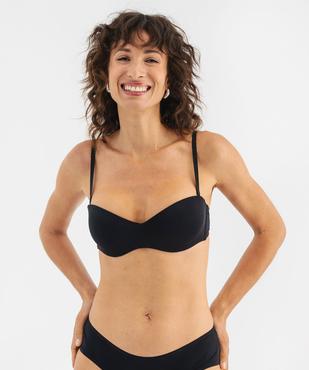  Soutien-gorge bandeau en microfibre avec bretelles muti-positions vue6 - GEMO 4G FEMME - GEMO