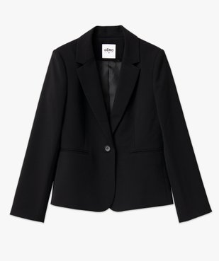 Veste de tailleur unie fermeture un bouton femme vue5 - GEMO(FEMME PAP) - GEMO
