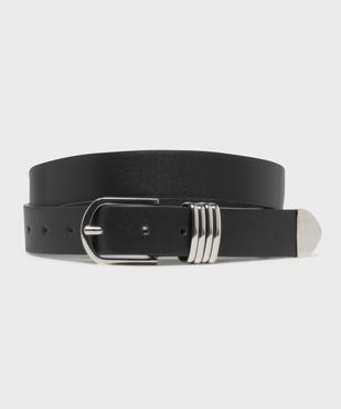 Ceinture avec boucle et passants métalliques femme vue1 - GEMO (ACCESS) - GEMO