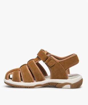 Sandales garçon unies à bout fermé vue3 - Nikesneakers (ENFANT) - Nikesneakers