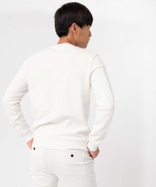 Sweat homme à col rond avec poche poitrine vue3 - GEMO (HOMME) - GEMO