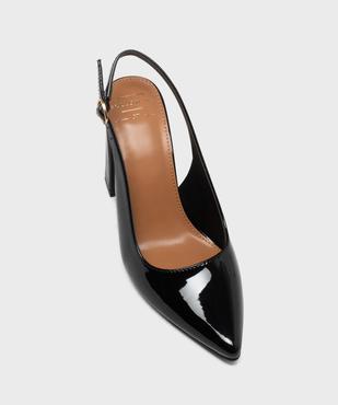 Escarpins sling-back à bout pointu et talon haut femme- Follow Me vue5 - FOLLOW ME - GEMO