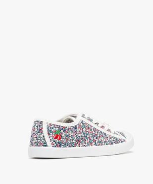 Tennis en toile à semelle fine et bout couvert femme - Le Temps des Cerises vue4 - SHOES BY LTDC - GEMO