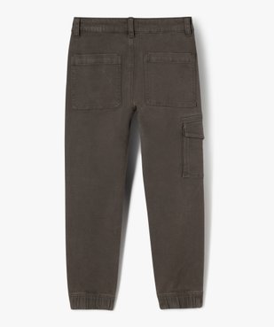 Pantalon cargo bas resserré garçon vue4 - GEMO (ENFANT) - GEMO