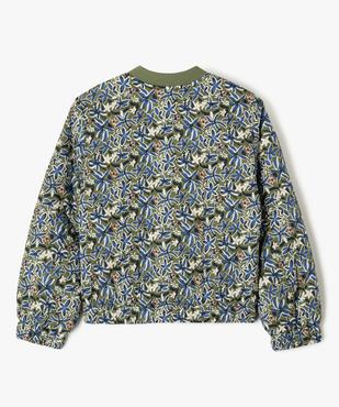 Blouson matelassé à motifs fleuris fille - LuluCastagnette vue5 - LULU CASTAGNETTE GEMO FOR GOOD - GEMO