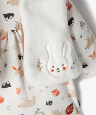 Ensemble bébé fille 3 pièces : tee-shirt + gilet + pantalon - Sucre d'Orge vue3 - SUCRE D'ORGE - GEMO