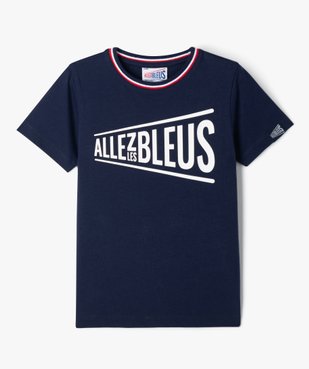 Tee-shirt à manches courtes garçon - Allez les bleus vue1 - ALLEZ LES BLEUS - GEMO