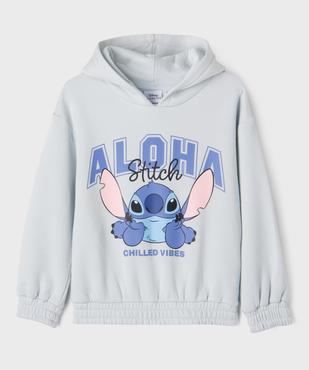 Sweat à capuche avec motif Stitch fille - Disney vue4 - LILO & STITCH - GEMO