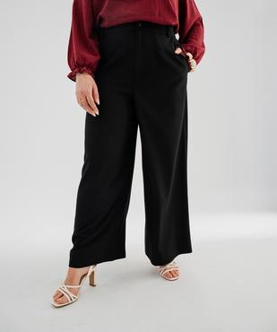 Pantalon de tailleur ample et extensible femme grande taille vue3 - GEMO (G TAILLE) - GEMO